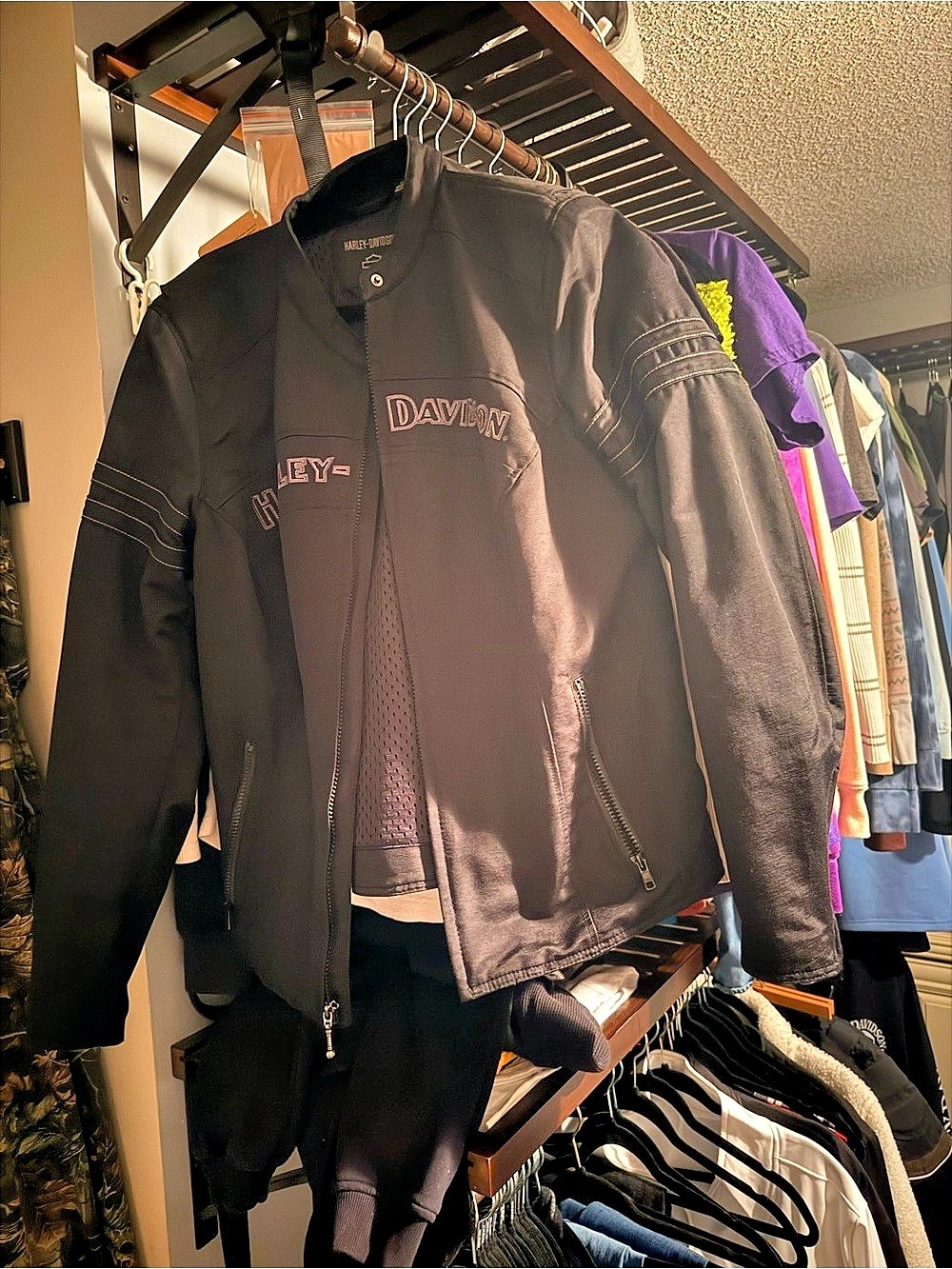 Harley-Davidson Motorcycle Jacket in Black Like New